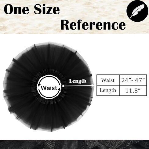 Tutus for Women 5 Layered Tutu Skirts for Women Adults Girls Teens Rave Halloween Costume Tutu Dance Skirt Tulle Skirts in Saudi Arabia