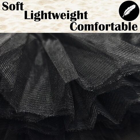 Tutus for Women 5 Layered Tutu Skirts for Women Adults Girls Teens Rave Halloween Costume Tutu Dance Skirt Tulle Skirts in Saudi Arabia