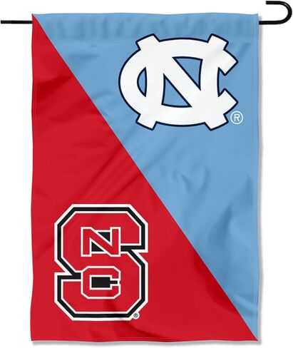 شركة College Flags & Banners Co. North Carolina vs North Carolina State House راية علم الحديقة المقسمة in Saudi Arabia