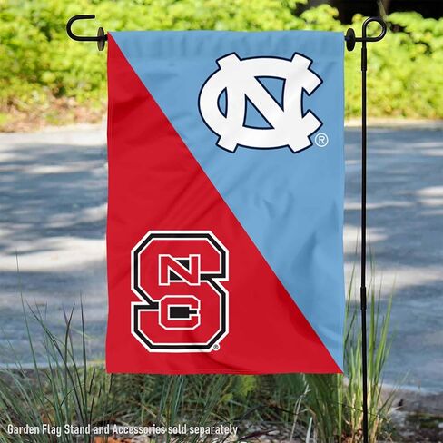 شركة College Flags & Banners Co. North Carolina vs North Carolina State House راية علم الحديقة المقسمة in Saudi Arabia