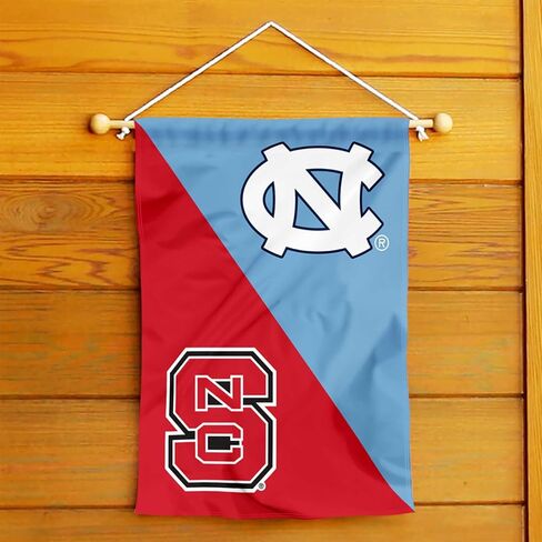 شركة College Flags & Banners Co. North Carolina vs North Carolina State House راية علم الحديقة المقسمة in Saudi Arabia
