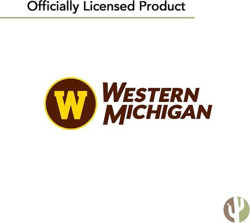 لافتات علم جامعة صبار الصحراء الغربية ميشيغان برونكو WMU 100% بوليستر أعلام داخلية وخارجية 3 × 5 أقدام (تصميم A) in Saudi Arabia