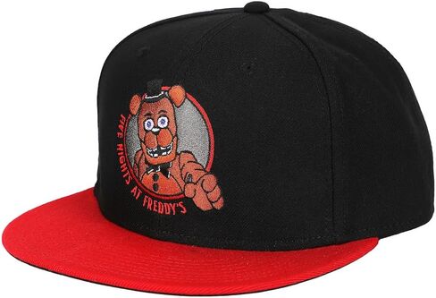 Five Nights at Freddy’s I Survived Black Flat Bill Baseball Cap in Saudi Arabia