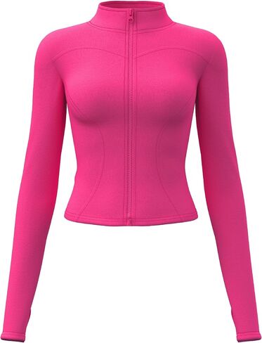 TAISIM Women's Athletic Hiking Long Sleeve Shirts with Thumb Holes Workout Running Crop Top in Saudi Arabia