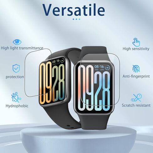 [4pack] Screen Protector for Xiaomi Smart Band 9 Pro, Soft Screen Protector,Screen Protector,TPU Material, Scratch-Resistant, High Transparency,Ultra-Thin (Non-Tempered Glass) in Saudi Arabia
