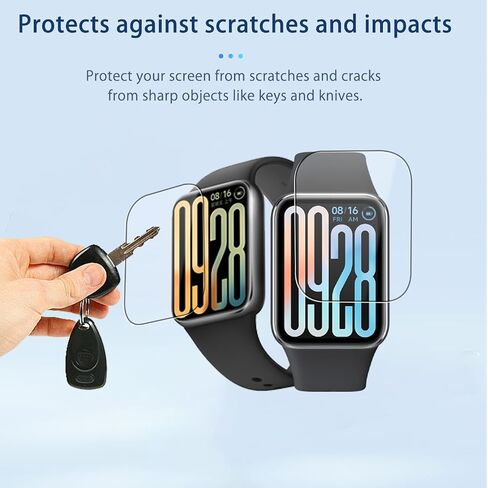 [4pack] Screen Protector for Xiaomi Smart Band 9 Pro, Soft Screen Protector,Screen Protector,TPU Material, Scratch-Resistant, High Transparency,Ultra-Thin (Non-Tempered Glass) in Saudi Arabia