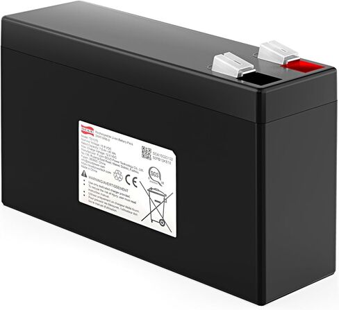 12V 7AH Battery Rechargeable Sealed Lead Acid Lithium Battery,Li-ion Batteries 12v with 7A BMS,2000+ Deep Cycles Batteries for Kid Ride-on Toys Car Solar System Scooter Fish findery in Kuwait