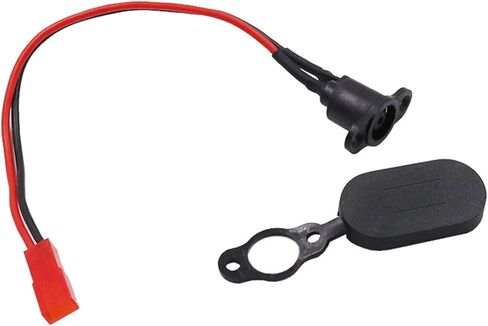 Electric Scooter Charging Port Wire with Waterproof Silicone Sleeve Charging Port Electric Scooter Accessories in Kuwait