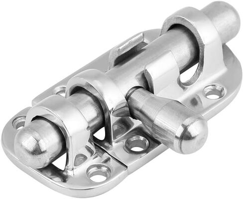 Stainless Steel Lock Latch, Boat Door Lock Boat Bar Security Sliding Lock Heavy Duty Marine Boat Door Window Lock Slide Barrel Bolt Clasp, ship latch in Saudi Arabia