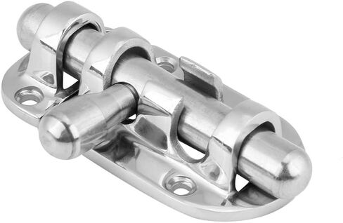 Stainless Steel Lock Latch, Boat Door Lock Boat Bar Security Sliding Lock Heavy Duty Marine Boat Door Window Lock Slide Barrel Bolt Clasp, ship latch in Saudi Arabia