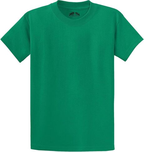 تي شيرتات Joe's USA ثقيلة الوزن 6.1 أونصة، قطن 100% - XL-Kelly Green in Kuwait