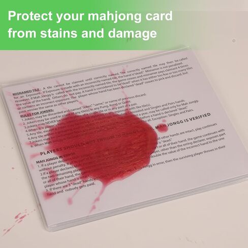 2pcs 2025 Mahjong Card Holder, Plastic Ultra-Transparent Table Game Mahjong Card Protector Gifts Clear Tri Fold Protective Cover 6.1x4.96in Scratch-Resistant Holder Set in Saudi Arabia