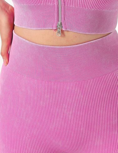 High Waisted Scrunch Butt Leggings for Women with Zipper Ankle Tummy Control Yoga Pants Compression Workout Activewear in Saudi Arabia