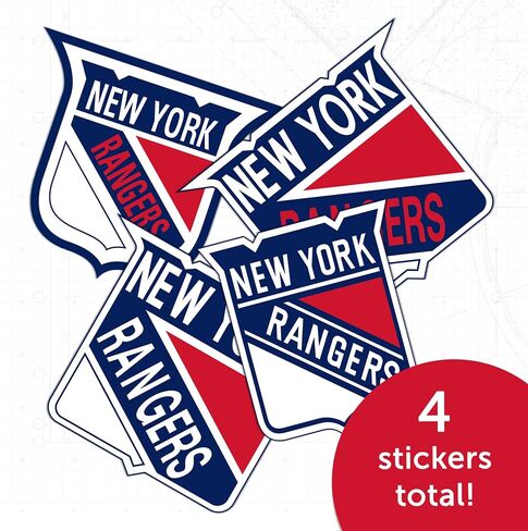 Desert Cactus New York Rangers Sticker NHL Team National Hockey League Vinyl Decal Laptop Water Bottle Car Scrapbook Sheet (Vintage Sheet) in Saudi Arabia