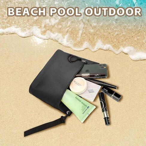 Waterproof Bag Fanny Pouch for Phone Passport Purse, Handle & Adjustable Strap for for Swim, Travel, Beach in Saudi Arabia