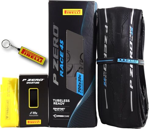 إطار دراجة الطريق Pirelli P Zero Race TLR 4S 30-622 (700 x 30c) - أداء طوال المواسم للتميز على مدار العام، قبضة مبللة، حماية للثقب، تعامل فائق in Kuwait