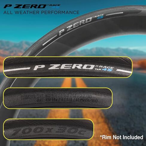 إطار دراجة الطريق Pirelli P Zero Race TLR 4S 30-622 (700 x 30c) - أداء طوال المواسم للتميز على مدار العام، قبضة مبللة، حماية للثقب، تعامل فائق in Kuwait