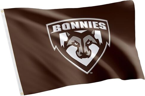 Desert Cactus St. Bonaventure University SBU Flag - 3 x 5 Feet Bonnies Banner, Indoor/Outdoor Durable Fabric, 100% Polyester Design (Style 2) in Saudi Arabia