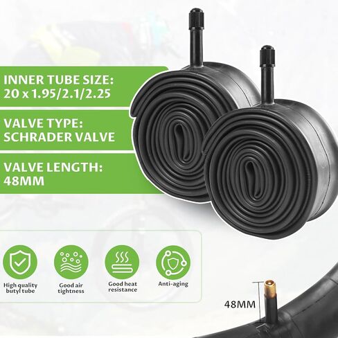 إطارات دراجة مقاس 20 × 1.95 / 20 × 2.1 / 20 × 2.25 إطارات بديلة عالية المتانة لدراجات BMX والأسلوب الحر والدراجات الخدعة in Kuwait