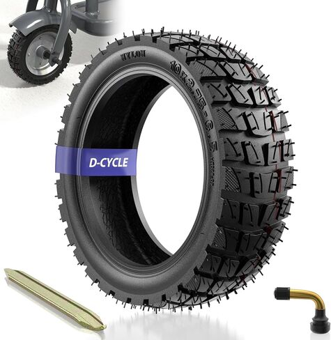 10x2.75-6.5 Off-Road Vacuum Tire Tubeless tire 10 Inch Tyre Electric Scooter tire, Replacement for Speedway 5 Dualtron 3 Hover-1 Alpha gotrax G4 JOYOPR S Hiboy Titan PRO in Kuwait