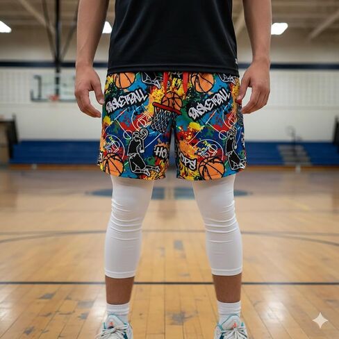 ChalkTalkSPORTS Basketball Ryder Athletic Shorts - Basketball Performance Shorts - Youth & Adult Sizes in Saudi Arabia