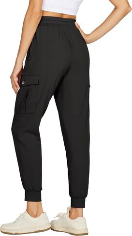 Women's Hiking Pants Cargo Joggers Lightweight Quick Dry Athletic Workout Travel Casual Pants Pockets in Saudi Arabia