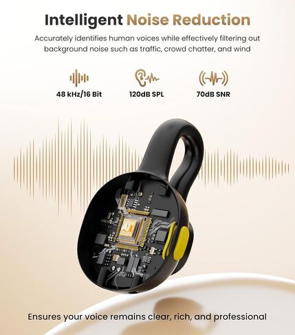 ميكروفون Tisino Mini Wireless Lavalier لهاتف iPhone مع قابس الإضاءة، ميكروفون صغير لتقليل الضوضاء مع حافظة شحن، محمول لليوتيوب، TikTok، Vlog، Podcast، Interview، أبيض in Saudi Arabia