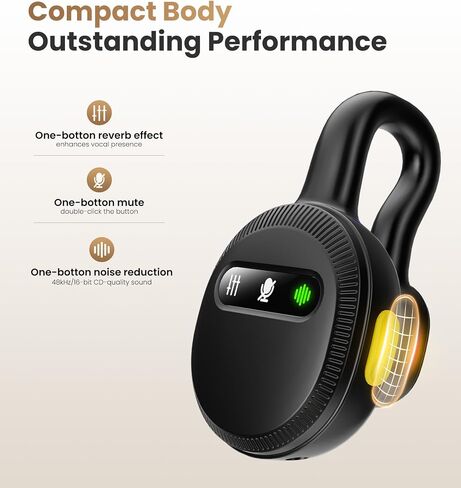 ميكروفون Tisino Mini Wireless Lavalier لهاتف iPhone مع قابس الإضاءة، ميكروفون صغير لتقليل الضوضاء مع حافظة شحن، محمول لليوتيوب، TikTok، Vlog، Podcast، Interview، أبيض in Saudi Arabia