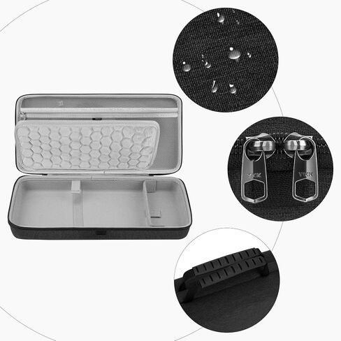 GEEKRIA Audio Interface Carrying Case, Compatible with SONICWARE Liven Ambient Ø / 8bit Warps/MEGA SYNTHESIS/Texture Lab/XFM/Lofi-12, EVA Hard Shell Portable Travel Bag (Dark Gray) in Saudi Arabia