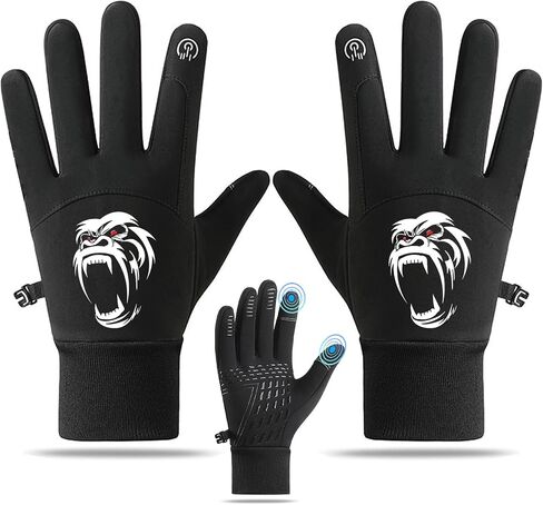 Winter Gloves for Men Women, Lightweight Warm Running Gloves Touchscreen Thermal Glove Knit in Kuwait