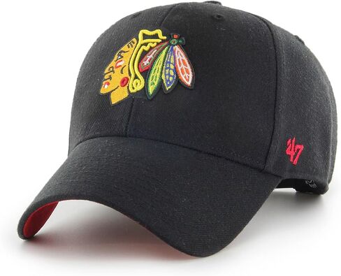 47 Chicago Blackhawks Black NHL Ballpark Most Value P. قبعة Snapback - مقاس واحد in Saudi Arabia