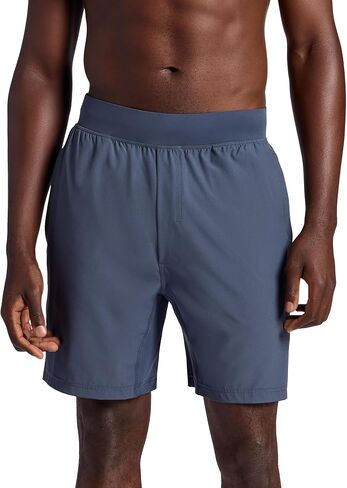 شورت Gaiam Mens Hatha 7 بوصات، مقاس قياسي، خامة خفيفة الوزن قابلة للتمدد، ماصة للرطوبة in Saudi Arabia