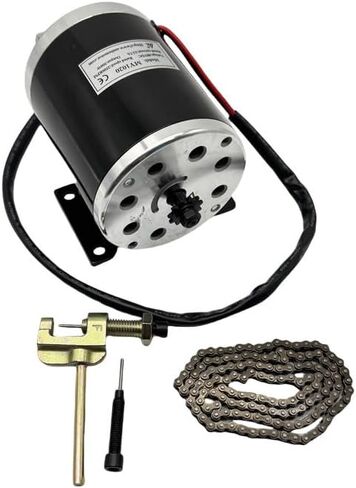 Electric Brushed Motor 48V 500W Brushed DC Electric Motor MY1020 Type Brushed Motor with 25 Roller Chain and Chain Breaker for 4-Wheel Go-Karts,Electric Bicycles,Mini Bike in Saudi Arabia