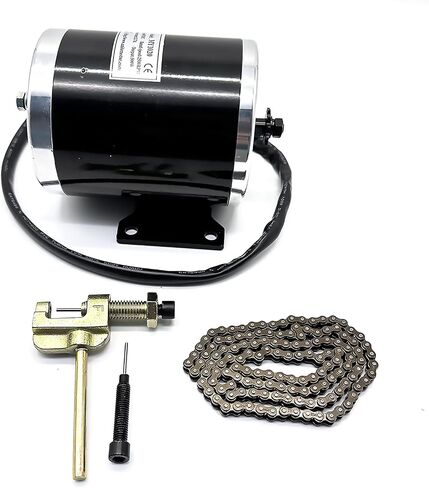 Electric Brushed Motor 48V 500W Brushed DC Electric Motor MY1020 Type Brushed Motor with 25 Roller Chain and Chain Breaker for 4-Wheel Go-Karts,Electric Bicycles,Mini Bike in Saudi Arabia