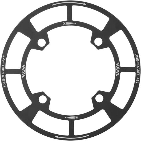 Mountain Bike Chainring Guard 104BCD Aluminum Alloy Chain Ring Protector Cover for 32-36T 38-42T Chainring Sprockets in Saudi Arabia