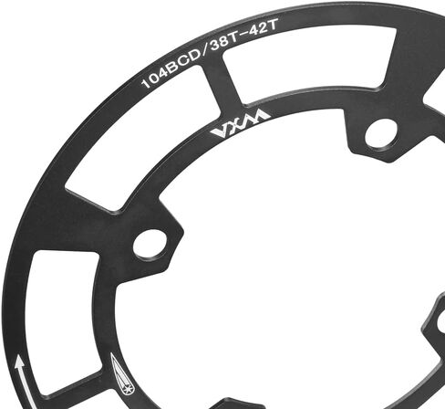 Mountain Bike Chainring Guard 104BCD Aluminum Alloy Chain Ring Protector Cover for 32-36T 38-42T Chainring Sprockets in Saudi Arabia