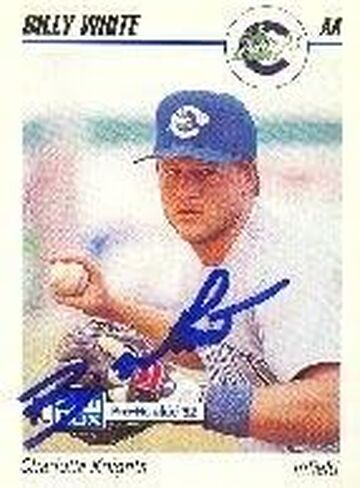 Billy Charlotte Knights - Cubs Affiliate 1992 Skybox Pre Rookie Autographed Card - Minor League Card. This item comes with a certificate of authenticity from Autograph-Sports. Autographed - Baseball in Saudi Arabia