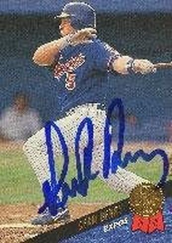 Sean Berry Montreal Expos 1993 Leaf Set Autographed Card. This item comes with a certificate of authenticity from Autograph-Sports. Autographed - Autographed Baseball Cards in Saudi Arabia