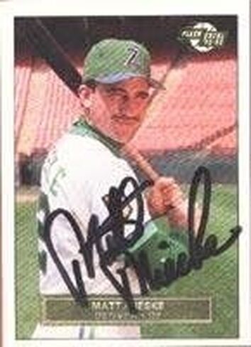 Matt Mieske Denver Zephyrs - شركة Brewers Affiliate 1992 Fleer Excel بطاقة موقعة - بطاقة دوري ثانوية. يأتي هذا المنتج مع شهادة الأصالة من Autograph-Sports. موقعة - البيسبول in Saudi Arabia