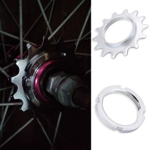 Single Speed Freewheel, High Strength Steel Sprocket Freewheel Parts for Fixed Gear 13/14/15/16T(14T) Fixed Gear Cog Single Speed Chain Single Speed Cog 14T 14T in Saudi Arabia