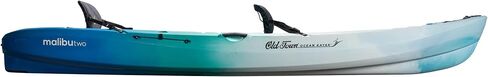 Old Town Ocean Kayak Malibu Two Kayak, 2-Person Sit-on-Top Lightweight Recreational Paddle Boat for Family Paddling, 12ft in Kuwait
