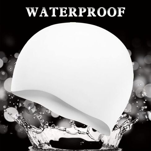 Classic Unisex Soft Silicone Swim Cap Women Men Comfortable Pool Bathing Cap Long Short Hair Teens Adult Swimming Hat in Saudi Arabia