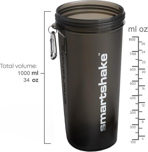 Smartshake Protein Shaker Bottle for Protein Mixes - 33 oz | Shaker Cups for Protein Shakes | Blender Bottle Shaker | Protein Shaker Bottle| BPA Free Shaker | Wonder Women in Saudi Arabia