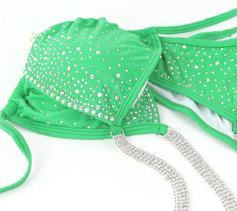 Bikini Competition Suit for Women Green in Saudi Arabia
