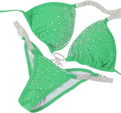Bikini Competition Suit for Women Green in Saudi Arabia