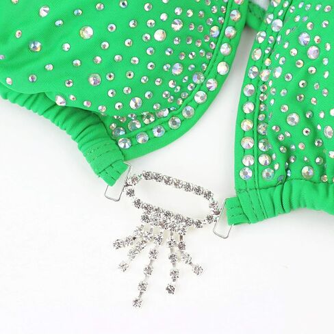 Bikini Competition Suit for Women Green in Saudi Arabia