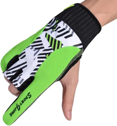 Milisten 1pair Professional Bowling Gloves Anti-Slip Breathable Silicone Sports Gloves for Flexible Design with Wrist for Enhanced Performance in Saudi Arabia