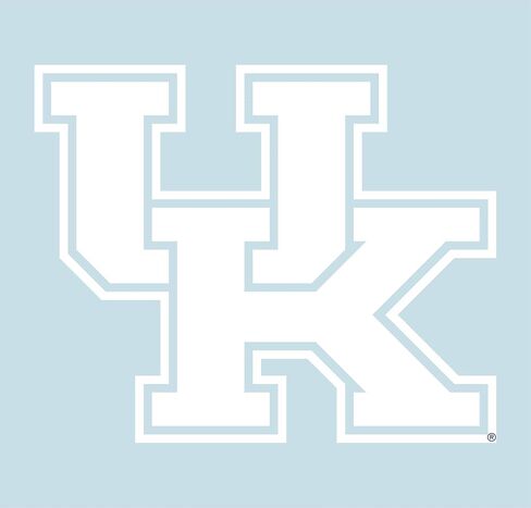 UK KENTUCKY WILDCATS Large 12" White Decal in Saudi Arabia