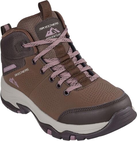 Skechers Women's Relaxed Fit: Trego - Trail Kismet Water-Repellent Mid-Top Hiking Boot Brown/Multi - 180001-BRMT in Saudi Arabia