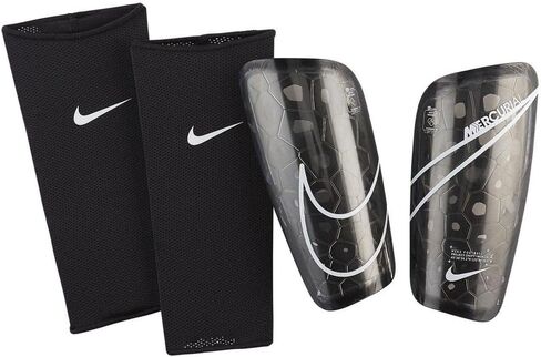 Nike Mercurial Lite Shin Guard (Black/Black/White, Medium) in Saudi Arabia